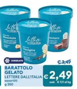 MD Discount BARATTOLINO GELATO LETTERE DALL'ITALIA offerta