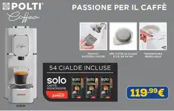 Euronics Polti Coffea offerta