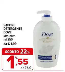 Iperal Sapone Detergente Dove offerta