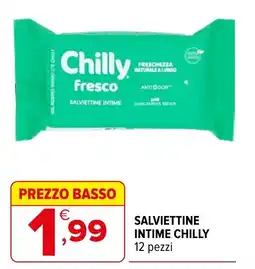 Iperal Salviettine intime Chilly offerta