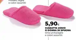 Coop CIABATTA UOMO O DONNA IN SPUGNA offerta