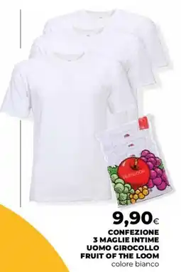 Coop Maglie intime uomo girocollo Fruit of the Loom offerta