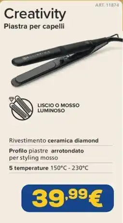 Euronics Creativity Piastra per capelli offerta