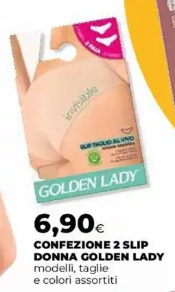 Coop Slip taglio al vivo Golden Lady offerta