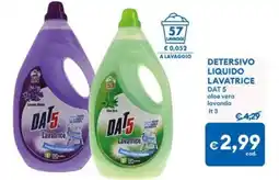 MD Discount DETERSSIVO LIQUIDO LAVATRICE DAT 5 offerta
