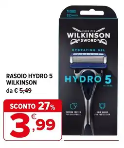 Iperal RASOIO HYDRO 5 WILKINSON offerta