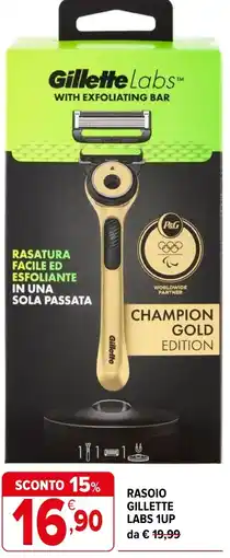 Iperal Rasoio Gillette Labs 1UP offerta