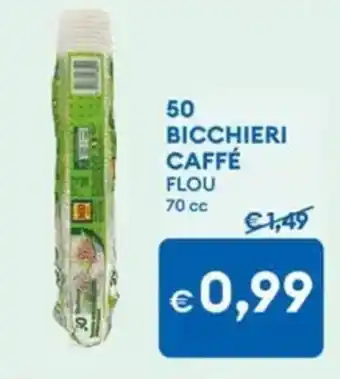 MD Discount BICCHIERI CAFFÉ FLOU offerta