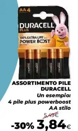 Coop Assortimento pile duracell offerta