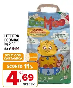 Iperal Lettiera Ecomiao offerta