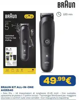 Euronics BRAUN KIT ALL-IN-ONE offerta