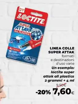 Coop loctite super attak all plastics offerta