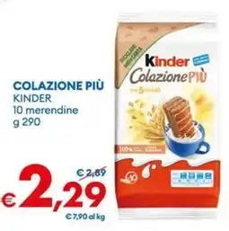 MD Discount Colazione Più Kinder offerta