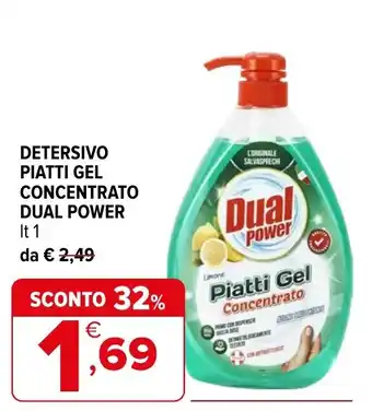 Iperal Dual power Piatti Gel Concentrato offerta