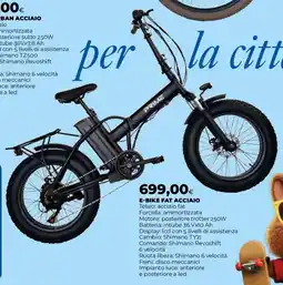 Coop E-bike e-bike fat acciaio offerta