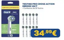 Euronics Testine Pro Cross Action Oral-B offerta