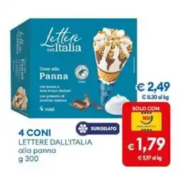 MD Discount Lettere dall'Italia Cono alla Panna offerta