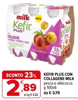 Iperal KEFIR PLUS CON COLLAGENE MILK offerta