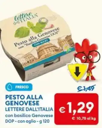 MD Discount Pesto alla Genovese Lettere dall'Italia offerta