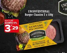 Iperal Unconventional Burger Classico offerta