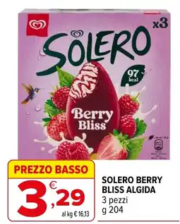 Iperal SOLERO BERRY BLISS ALGIDA offerta
