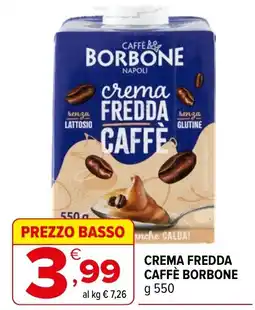 Iperal Crema fredda Caffè Borbone offerta