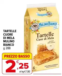 Iperal Tartelle Cuor di Mela Mulino Bianco offerta