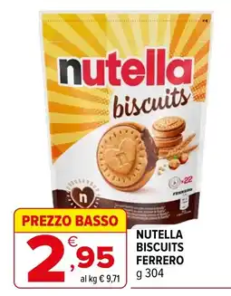 Iperal Nutella biscuits Ferrero offerta