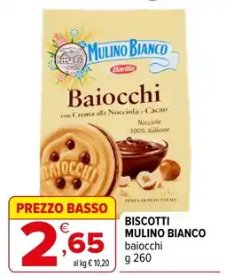 Iperal Biscotti Mulino Bianco baiocchi offerta
