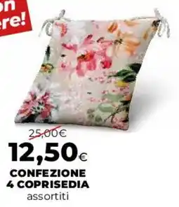 Coop Confezione 4 coprisedia offerta