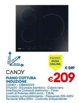 MD Discount CANDY PIANO COTTURA INDUZIONE offerta