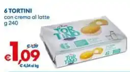 MD Discount Tortini con crema al latte offerta