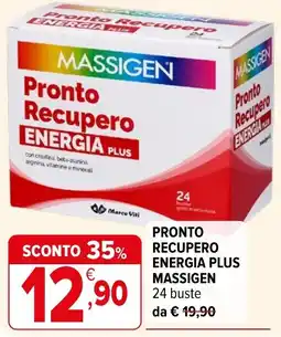 Iperal Pronto Recupero ENERGIA PLUS MASSIGEN offerta