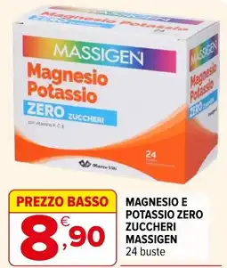Iperal Magnesio Potassio ZERO ZUCCHERI MASSIGEN offerta