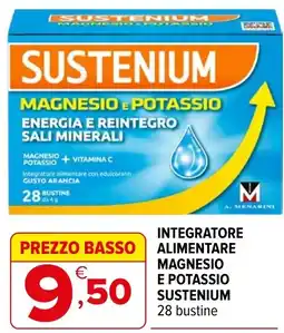 Iperal Integratore alimentare Magnesio e Potassio Sustenium offerta