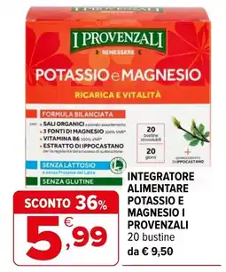 Iperal Integratore Alimentare Potassio e Magnesio I Provenzali offerta