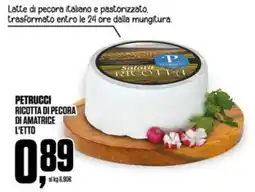 Coop PETRUCCI RICOTTA DI PECORA offerta