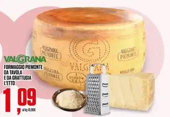 Coop VALGRANA FORMAGGIO PIEMONTE offerta