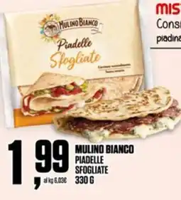 Coop MULINO BIANCO PIADDELLE SFOLGLIATE offerta