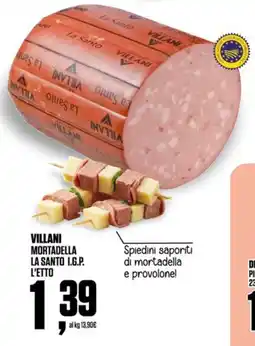 Coop Villani Mortadella La Santo I.G.P. offerta