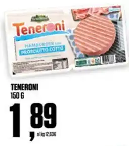 Coop Teneroni Hamburger con Prosciutto Cotto offerta