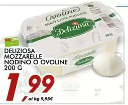 Coop Deliziosa Mozzarella Nodino O Ovoline offerta