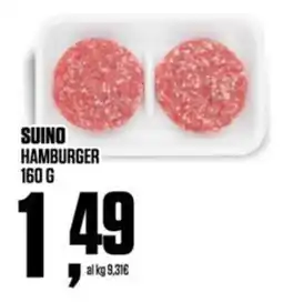 Coop SUINO HAMBURGER offerta