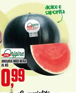 Coop Origine Anguria Midi Nera offerta