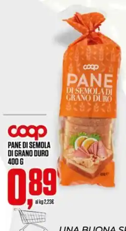 Coop cooop PANE DI SEMOLA DI GRANO DURO offerta
