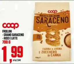 Coop Frollini - Grano Saraceno - Riso e Latte offerta