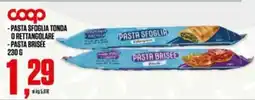 Coop Pasta Sfoglia Brisée offerta