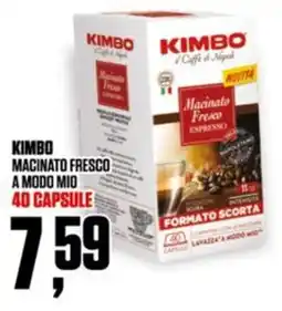 Coop KIMBO MACINATO FRESCO A MODO MIO offerta
