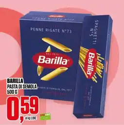 Coop Barilla Pasta di Semola offerta
