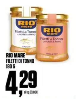 Coop RIO mare Filetti di Tonno offerta